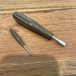 Vintage Singer Sewing Machine Simanco Brown Screw Drivers Set 161294 & 161295